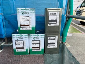 AGC(アサヒ硝子）ボンフロン水性用プライマーＳエナメル、ルミステージ水性サンバリアＳＲ上塗ＧＴ