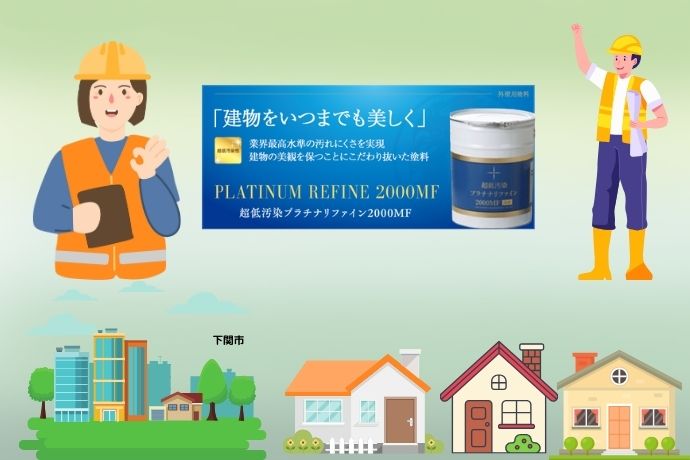 下関市の環境に合った塗料とは？アステックペイントの超低汚染塗料