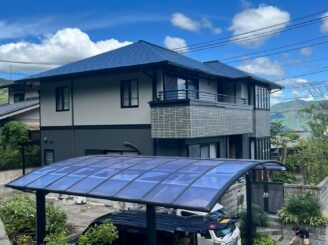 遠目からみてもシックな印象に!