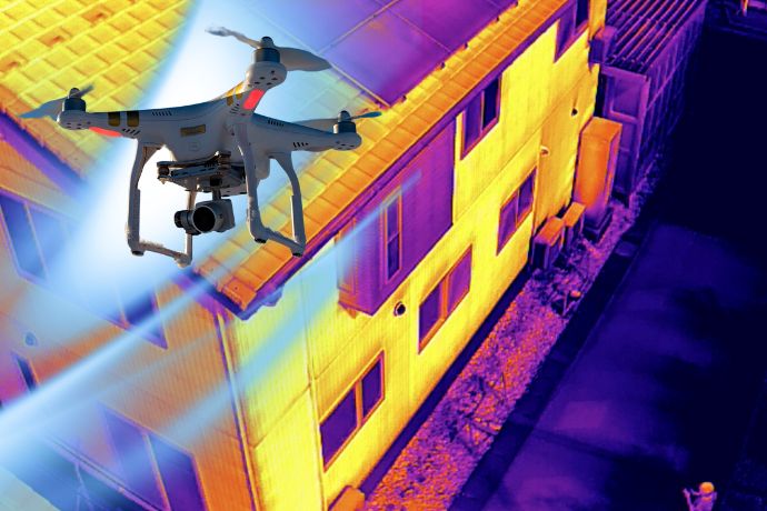 赤外線ドローンって何？雨漏り診断で何が分かるのか