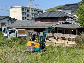 カーポート撤去