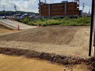 路盤工事