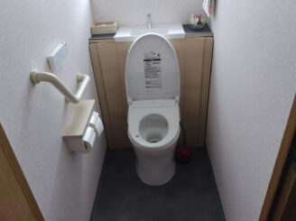2階トイレも同様に施工