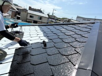 塗料は高い遮熱効果があるものを使用