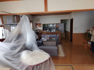 間仕切りドア撤去