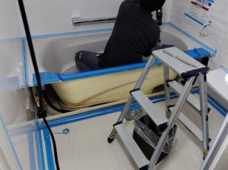 ユニットバスの組み立て