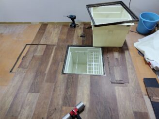 床下収納の改修