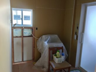 プラスターボード取付け