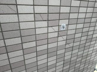 壁タイルの劣化